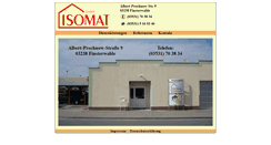 Desktop Screenshot of isomat.de