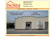 Tablet Screenshot of isomat.de